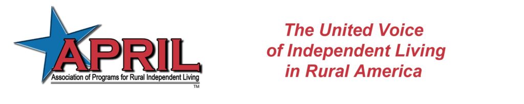 Go to Association of Programs for Rural Independent Living (APRIL) website [opens in new tab]